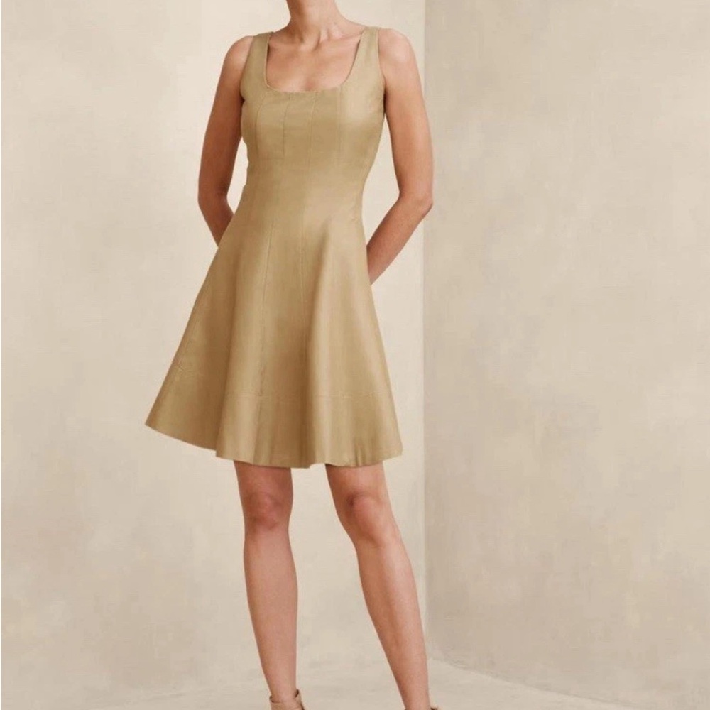 Banana Republic Beige Mini Dress